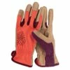 Women’s Kincopro Coral & Tan Gloves, Large 2 Women’s Kincopro Coral & Tan Gloves, Large -gardening Sales Store 24wb s7ge outline 2