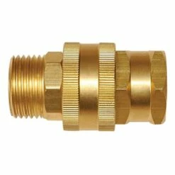 Leonard Quick Coupler Hose Connector, Brass, Male/Female Set