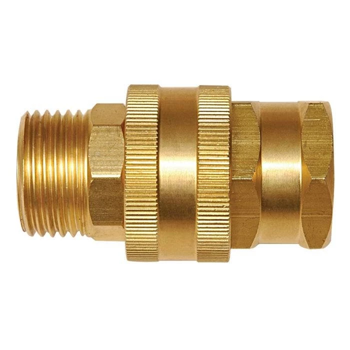 Leonard Quick Coupler Hose Connector, Brass, Male/Female Set 3 Leonard Quick Coupler Hose Connector, Brass, Male/Female Set