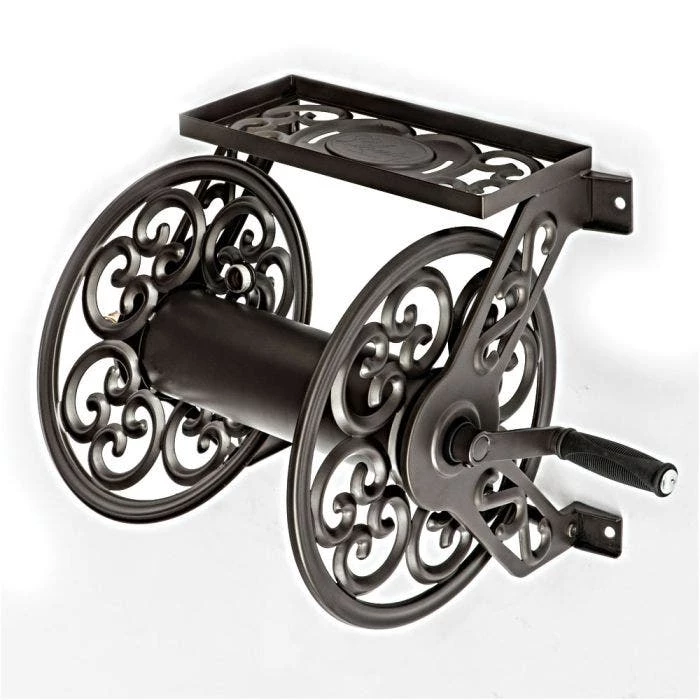 Decorative Metal Wall Mount Hose Reel 3 Decorative Metal Wall Mount Hose Reel