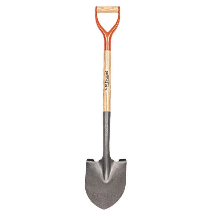 Leonard #0 Round Point Shovel With D-Grip Handle 3 Leonard #0 Round Point Shovel With D-Grip Handle