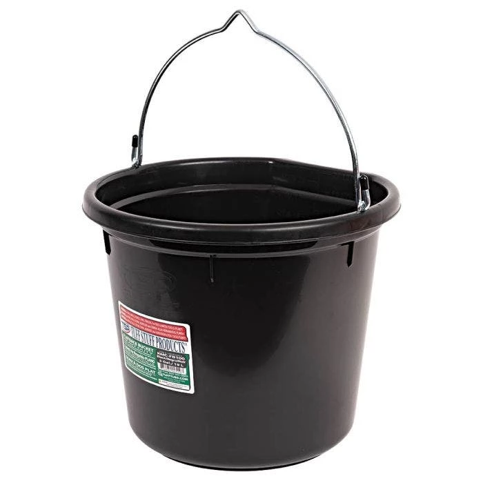 5 Gallon Heavy Duty Black Flatback Bucket 3 5 Gallon Heavy Duty Black Flatback Bucket