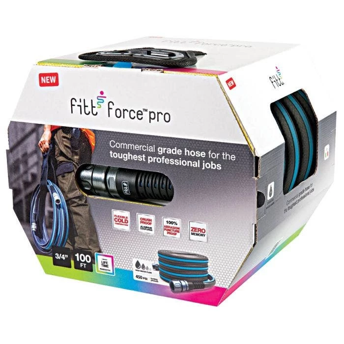 FITT Force™ Pro Commercial-Grade Lay Flat Hose, 3/4-Inch Diameter, 100-Foot Length 3 FITT Force™ Pro Commercial-Grade Lay Flat Hose, 3/4-Inch Diameter, 100-Foot Length