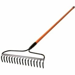 Leonard Bow Rake With Forged Steel Head And Fiberglass Handle
