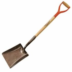 Leonard Forged Square Point Shovel With D-Grip Handle