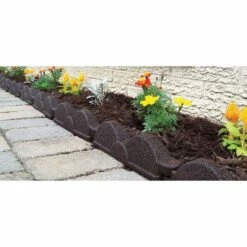 Earth Edge Rubber Scalloped Edging Brown 12 Earth Edge Rubber Scalloped Edging Brown -gardening Sales Store g5017 2