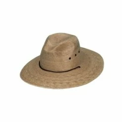Extreme Straw Hat With Front Crease