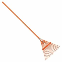 Leonard Spring Rake 16in Wide 18 Tines 54in Composite Handle