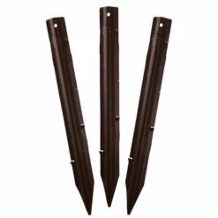 Permaloc Set Of Six 8-foot Long Sections - Bronze DuraFlex, Baked-On Finish 9 Permaloc Set Of Six 8-foot Long Sections - Bronze DuraFlex, Baked-On Finish -gardening Sales Store pbr8 stakes
