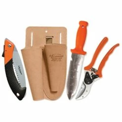 Leonard Deluxe Soil Knife, Pruner, Saw And Sheath Combo