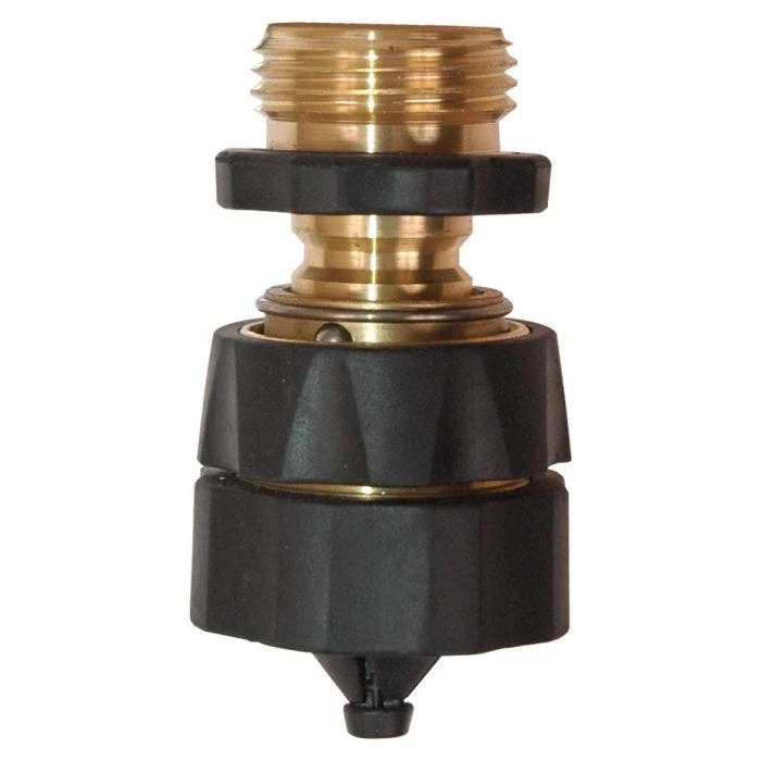 Orbit Brass Hose Quick Connector Set With Auto Shutoff 3 Orbit Brass Hose Quick Connector Set With Auto Shutoff