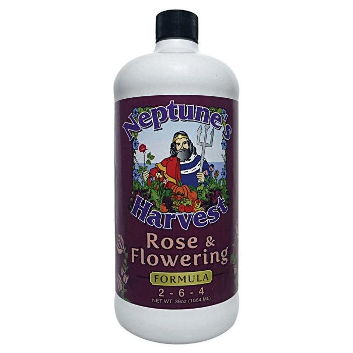 Neptune's Harvest 2-6-4 Rose And Flowering Formula 1 Quart 3 Neptune's Harvest 2-6-4 Rose And Flowering Formula 1 Quart