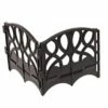 Decorative Scroll Interlocking Edging Black 2 Decorative Scroll Interlocking Edging Black -gardening Sales Store sde20 blk