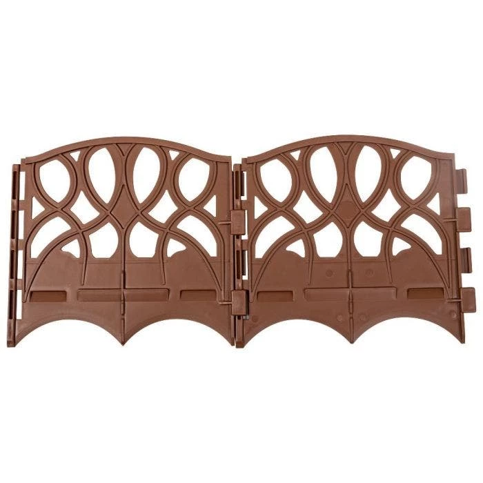 Decorative Scroll Interlocking Edging Brown 4 Decorative Scroll Interlocking Edging Brown - Image 2