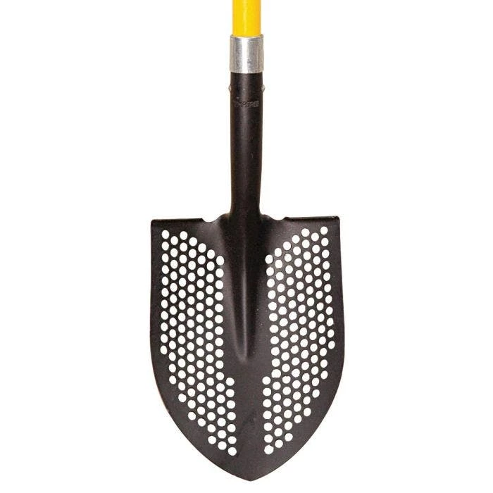 Toolite Round Point Shovel With Perforated Blade And D-Grip Fiberglass Handle 4 Toolite Round Point Shovel With Perforated Blade And D-Grip Fiberglass Handle - Image 2