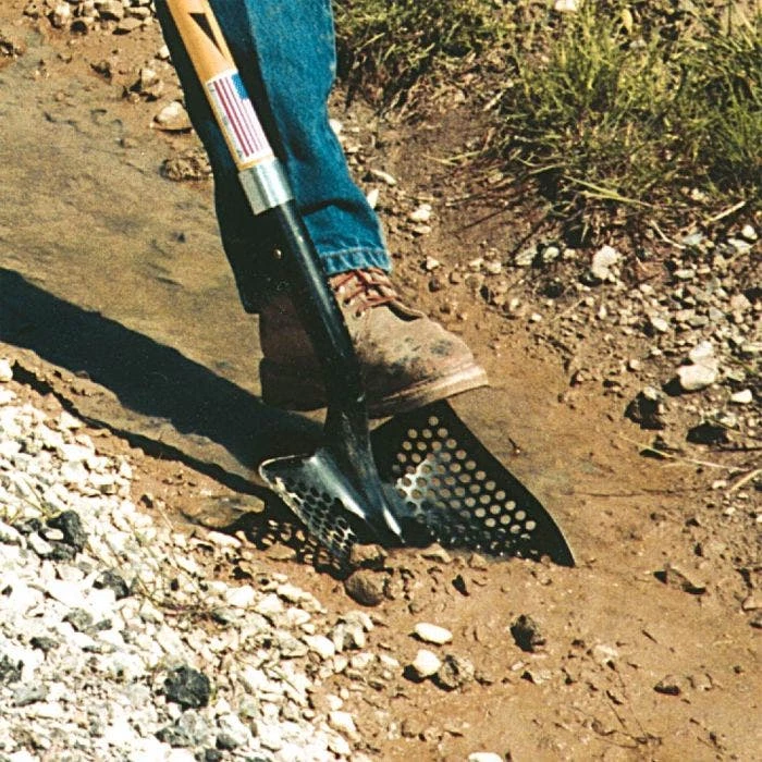 Toolite Round Point Shovel With Perforated Blade And D-Grip Fiberglass Handle 6 Toolite Round Point Shovel With Perforated Blade And D-Grip Fiberglass Handle - Image 4