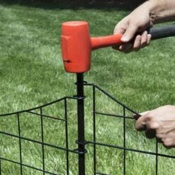 Zippity Black Metal Fence & Gate Kit - 24" Gate With (4) 25" Panels 9 Zippity Black Metal Fence & Gate Kit - 24" Gate With (4) 25" Panels -gardening Sales Store wf29013 3