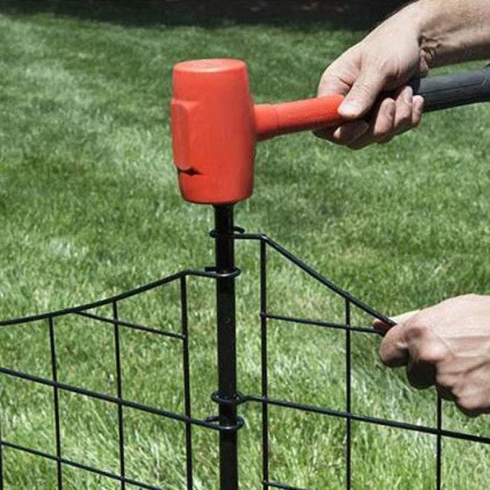 Zippity Black Metal Fence & Gate Kit - 24" Gate With (4) 25" Panels 6 Zippity Black Metal Fence & Gate Kit - 24" Gate With (4) 25" Panels - Image 4