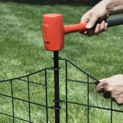 Zippity Black Metal Fence & Gate Kit - 38" Gate With (4) 39" Panels 11 Zippity Black Metal Fence & Gate Kit - 38" Gate With (4) 39" Panels -gardening Sales Store wf29014 4